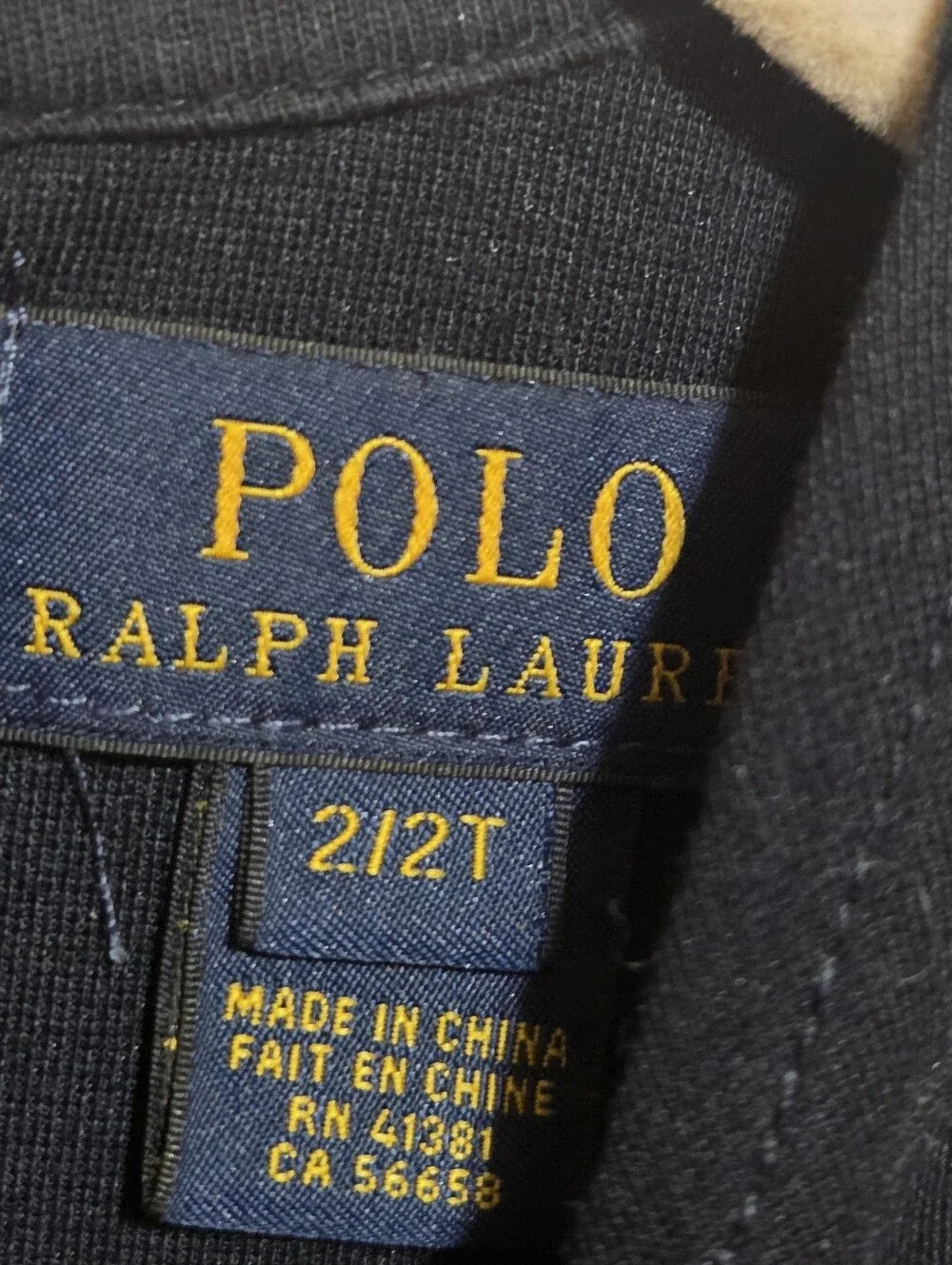 POLO | Ralph Lauren Navy Jersey Skater Dress sz 2/2T